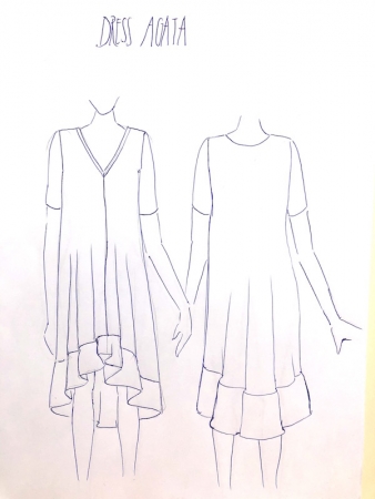 Pattern dress AGAThA